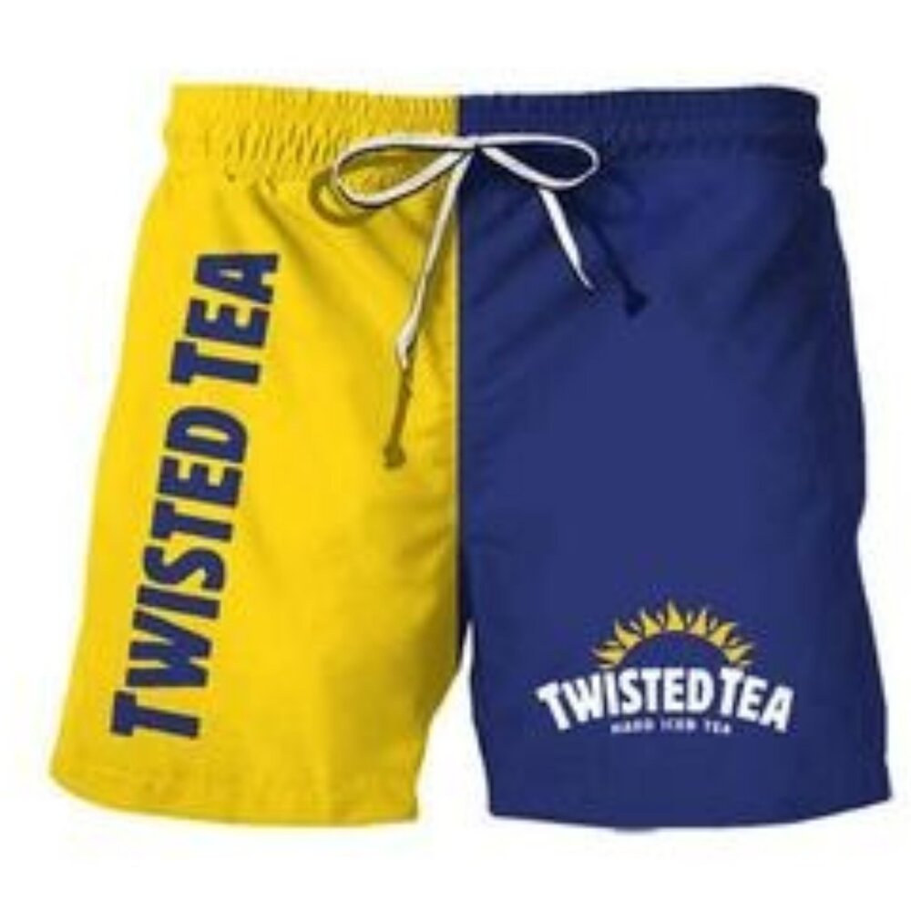 Basic Twisted Tea Swim Trunks Hawaiian Short